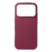 Mobilskal för iPhone 18 Pro Silikon - Mörk Cherry