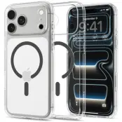 Spigen Mobilskal För iPhone 18 Pro/17 Pro Magsafe Ultra Hybrid - Clear/Grå