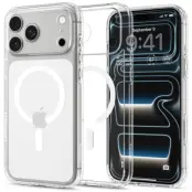 Spigen Mobilskal För iPhone 18 Pro/17 Pro Magsafe Ultra Hybrid - Clear/Vit