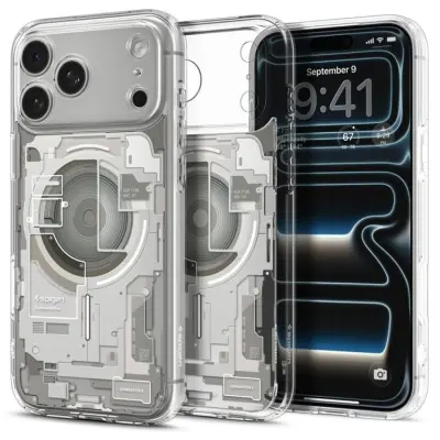 Spigen Mobilskal För iPhone 18 Pro/17 Pro Magsafe Ultra Hybrid Zero One - Titan