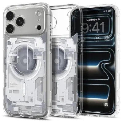 Spigen Mobilskal För iPhone 18 Pro/17 Pro Magsafe Ultra Hybrid Zero One - Vit