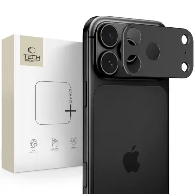 Tech-Protect Härdat Glas Kameraskydd För iPhone 18 Pro Camalloy Fit Plus