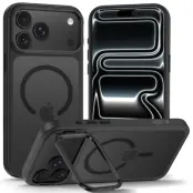 Tech-Protect Mobilskal För iPhone 18 Pro Magsafe Magstand - Matte Svart