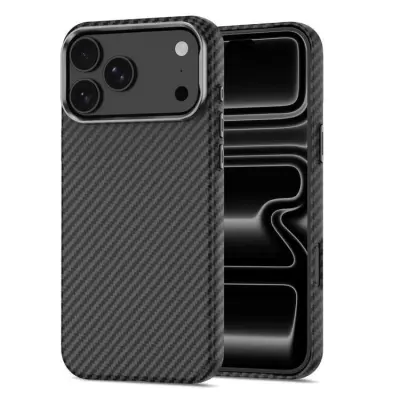 Tech-Protect Mobilskal För iPhone 18 Pro/17 Pro Magsafe Ion Carbon