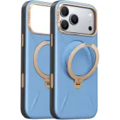 Torras Ostand Q3 VegSkin (iPhone 18 Pro) - Blå