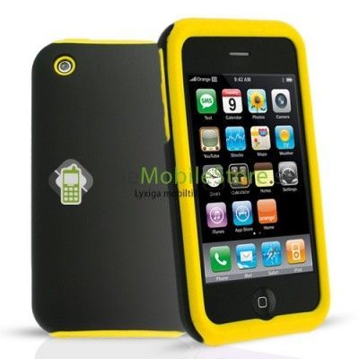 Combo Skal till Apple iPhone 3GS (GUL)