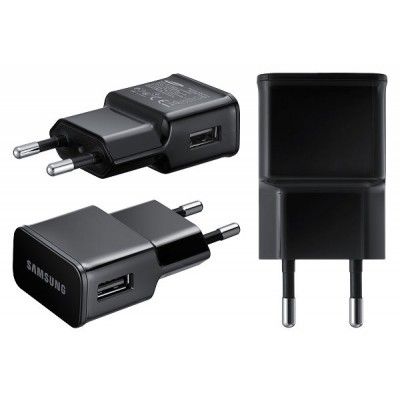 GENUINE Samsung Adapter till USB från väggkontakt - EU - Svart