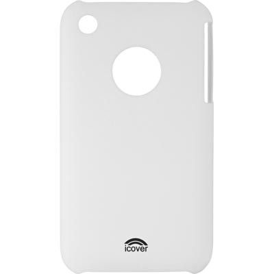 Plastskal till iPhone 3G/3Gs, skärmskydd, duk, vit