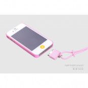 Rock halsbands rem till Apple iPhone 3GS / 4S/4 (Rosa)