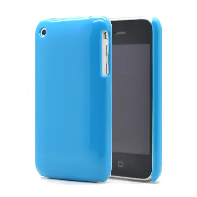Shiny baksideskal till iPhone 3gs Blå