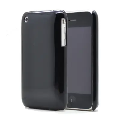 Shiny baksideskal till iPhone 3gs Svart