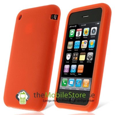 Silikonskal till iPhone-3GS Röd