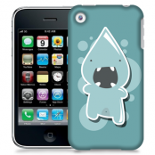 Skal till Apple iPhone 3GS - Argt Bubbelmonster - Blå