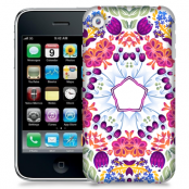 Skal till Apple iPhone 3GS - Blommor Hexagon
