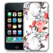 Skal till Apple iPhone 3GS - Dödskallar rosor