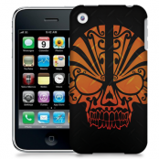 Skal till Apple iPhone 3GS - Dödskalle - Orange