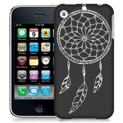Skal till Apple iPhone 3GS - Drömfångare - Svart