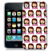 Skal till Apple iPhone 3GS - Emoji - Flicka