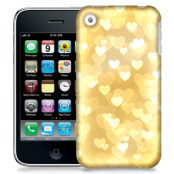 Skal till Apple iPhone 3GS - Golden Hearts