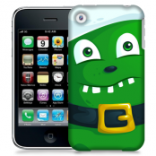 Skal till Apple iPhone 3GS - Grönt slajm-monster