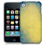 Skal till Apple iPhone 3GS - Grunge texture - Gul