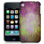 Skal till Apple iPhone 3GS - Grunge texture - Lila