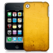 Skal till Apple iPhone 3GS - Grunge texture - Orange