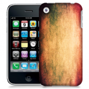 Skal till Apple iPhone 3GS - Grunge texture - Orange