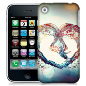 Skal till Apple iPhone 3GS - Hjärta - Vatten