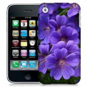 Skal till Apple iPhone 3GS - Lila blommor
