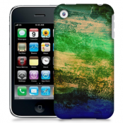 Skal till Apple iPhone 3GS - Målning - Grön