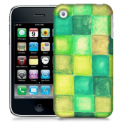 Skal till Apple iPhone 3GS - Målning - Rutor
