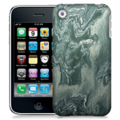 Skal till Apple iPhone 3GS - Marble - Grön