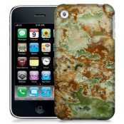 Skal till Apple iPhone 3GS - Marble - Grön/Brun