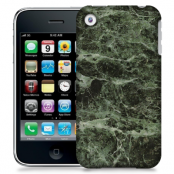 Skal till Apple iPhone 3GS - Marble - Grön/Svart