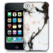 Skal till Apple iPhone 3GS - Marble - Vit