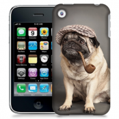 Skal till Apple iPhone 3GS - Mops med keps