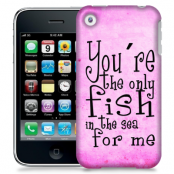 Skal till Apple iPhone 3GS - Only Fish Pink