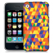 Skal till Apple iPhone 3GS - Polygon - Flerfärgad