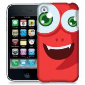 Skal till Apple iPhone 3GS - Rött monster