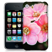 Skal till Apple iPhone 3GS - Rosa blommor