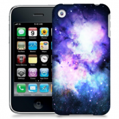 Skal till Apple iPhone 3GS - Rymden - Lila/Blå