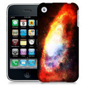 Skal till Apple iPhone 3GS - Rymden - Röd