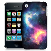 Skal till Apple iPhone 3GS - Rymden - Svart/Blå
