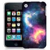 Skal till Apple iPhone 3GS - Rymden - Svart/Blå