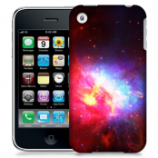 Skal till Apple iPhone 3GS - Rymden - Svart/Rosa
