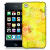 Skal till Apple iPhone 3GS - Vattenfärg - Gul