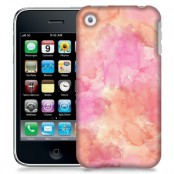 Skal till Apple iPhone 3GS - Vattenfärg - Rosa