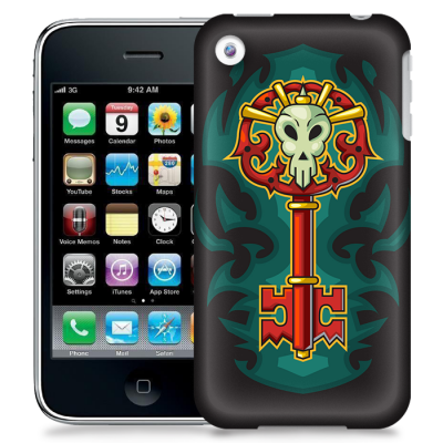 Skal till Apple iPhone 3GS - Dödskallenyckel