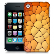 Skal till Apple iPhone 3GS - Skifferstenar - Orange